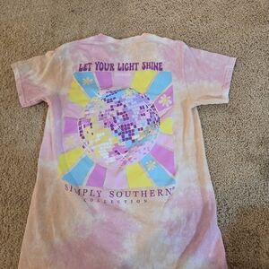 Simply Southern Pastel Tie-Dye Tee
